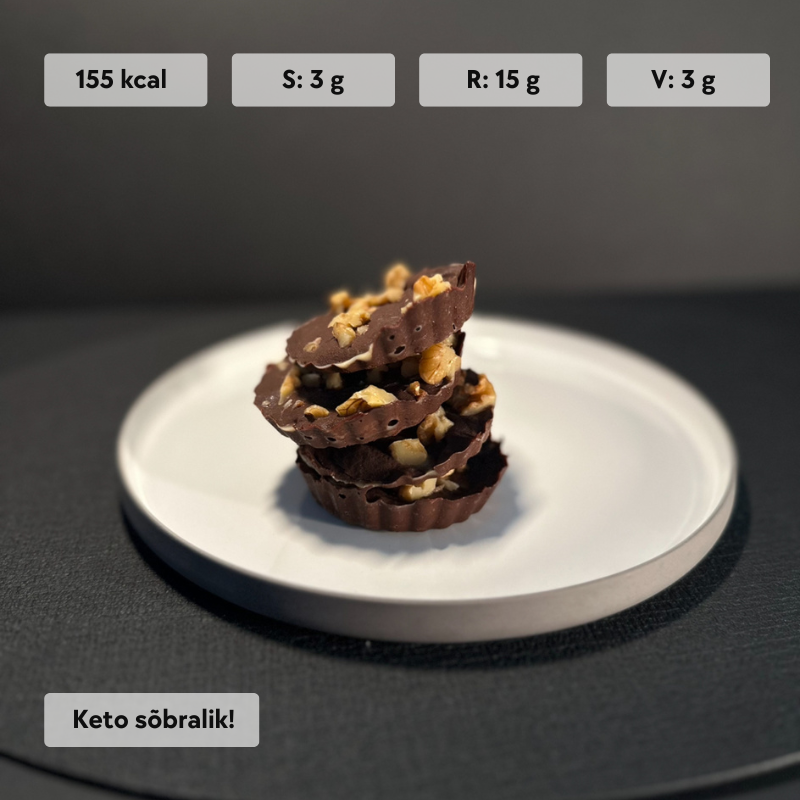 Keto šokolaadi fudge