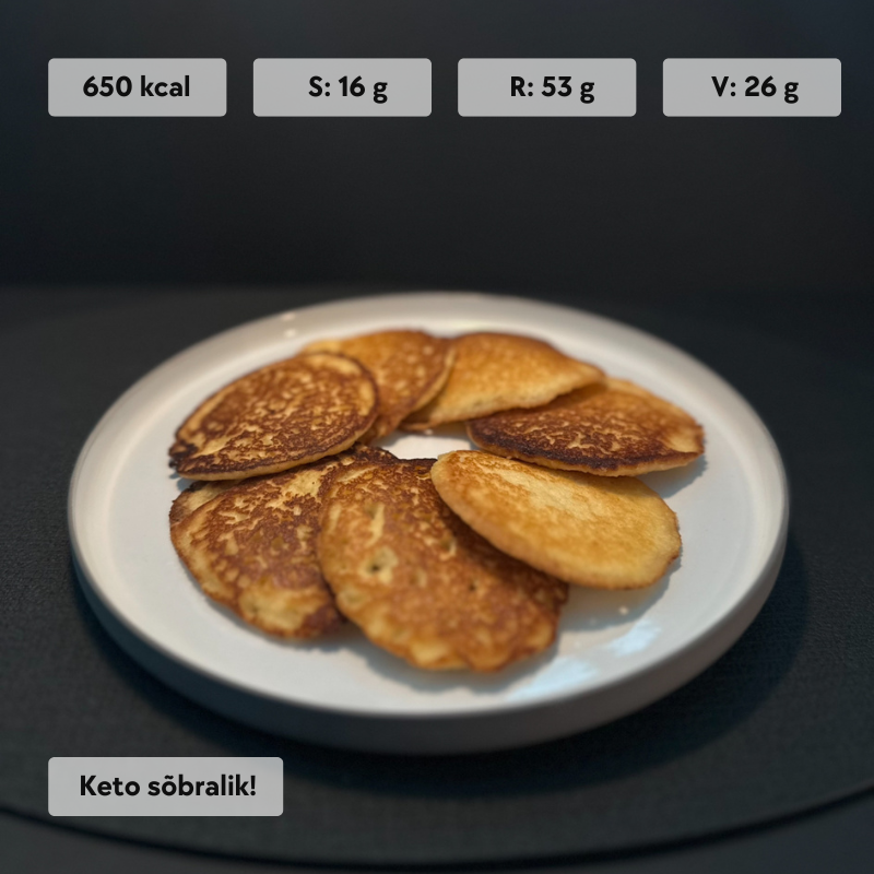 Pannkoogid mandlijahuga - keto